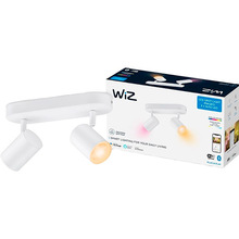 Розумний світильник WIZ IMAGEO Spots накладний точковий 2x5W 2200-6500K RGB Wi-Fi White (929002658801)