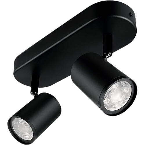 Розумний світильник WIZ IMAGEO Spots накладний точковий 2x5W 2200-6500K RGB Wi-Fi Black (929002659101) Тип управління смартфон