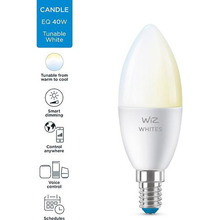 Розумна світлодіодна лампа WIZ E14 40W 400Lm C37 2700-6500K Wi-Fi (929002448702)