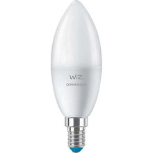 Розумна світлодіодна лампа WIZ E14 4.9W 40W 470Lm C37 2700K Wi-Fi (929002448502)