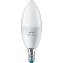 Умная светодиодная лампа  WIZ  E14 4.9W 40W 806Lm C37 2200-6500K RGB Wi-Fi (929002448802)