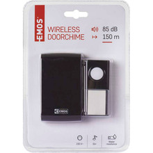 Дверний бездротовий дзвінок EMOS P5727 Black