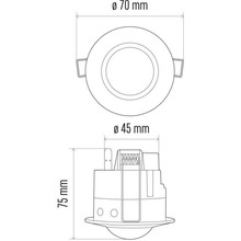 Датчик руху EMOS White (G1160)