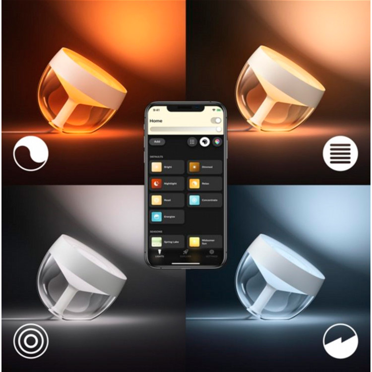 Внешний вид Настольная лампа Philips Hue Iris 2000K-6500K Color BT Copper (929002376801)