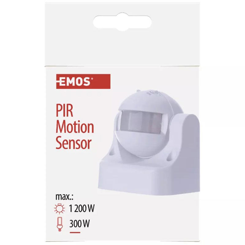Замовити Датчик руху EMOS G1120 PIR 1200W White (G1120)