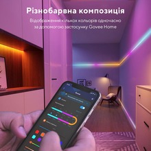 Розумна світлодіодна стрічка GOVEE H619A RGBIC Basic Wi-Fi + Bluetooth LED Strip Light (H619A3D1)