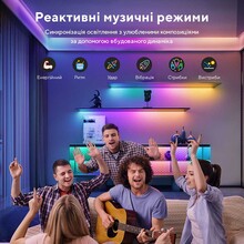 Розумна світлодіодна стрічка GOVEE H619A RGBIC Basic Wi-Fi + Bluetooth LED Strip Light (H619A3D1)