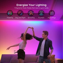 Розумна світлодіодна стрічка GOVEE H618A RGBIC Basic Wi-Fi + Bluetooth LED Strip (H618A3D1)