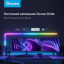 Набір настінних світильників Govee H6062 Glide RGBIC Wall Light 6+1 RGB (B6062301)