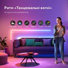 Набір настінних світильників Govee H6062 Glide RGBIC Wall Light 6+1 RGB (B6062301)