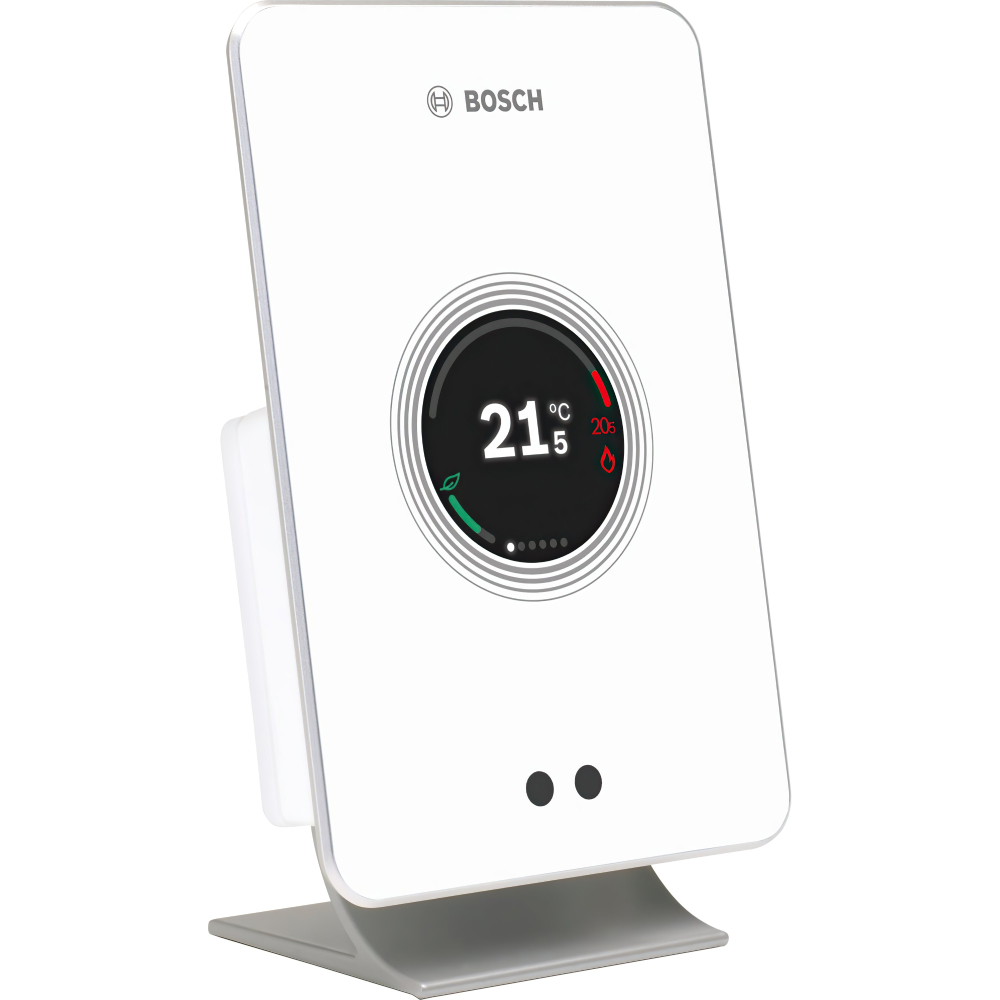 Термостат комнатный BOSCH EasyControl CT 200 White (7736701341) Дополнительно подключение через Wi-Fi, настройка графика отпусков, возможность одновременного доступа к отопительной системе из нескольких устройств