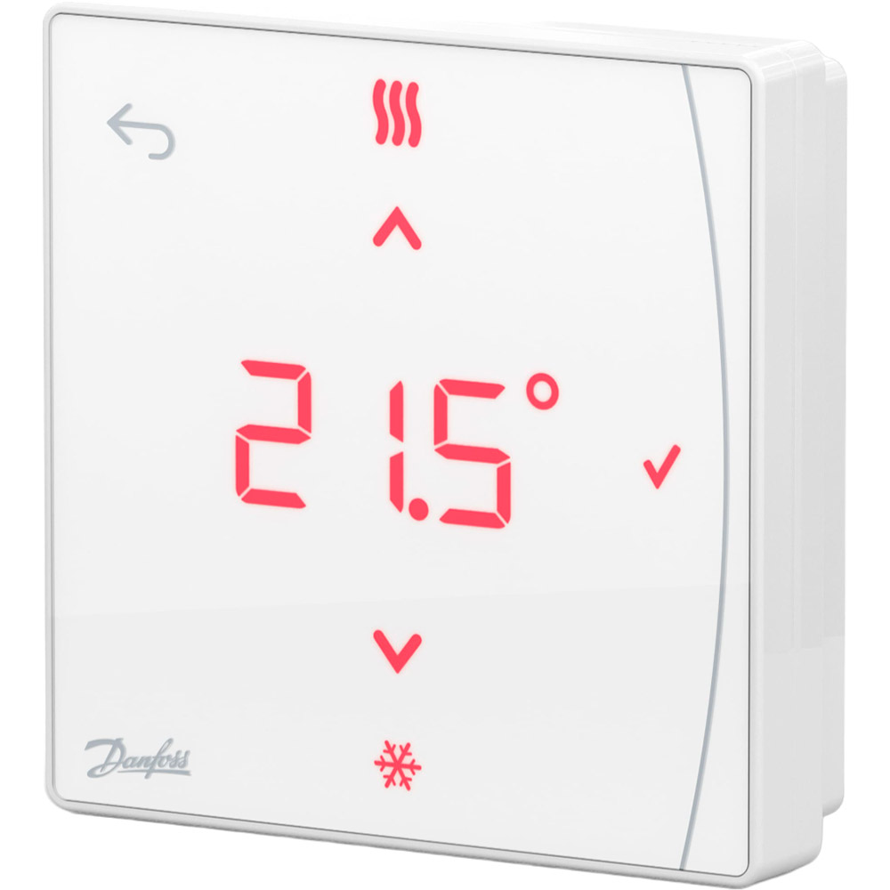 Терморегулятор DANFOSS Icon2 Featured RT IR датчик 3В White (088U2122) Совместимость для управления по температурой помещения