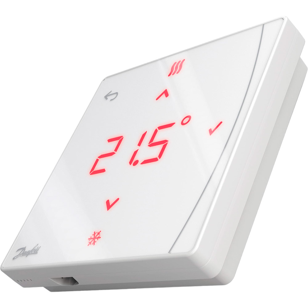Терморегулятор DANFOSS Icon2 Featured RT IR датчик 3В White (088U2122) Тип регулятор температуры