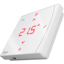 Терморегулятор DANFOSS Icon2 Featured RT IR датчик 3В White (088U2122)