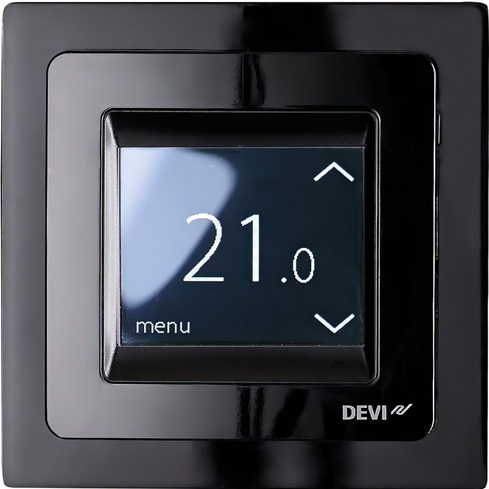Терморегулятор DEVI Devireg Touch Black (140F1069) Терморегулятор DEVI Devireg Touch Black (140F1069)