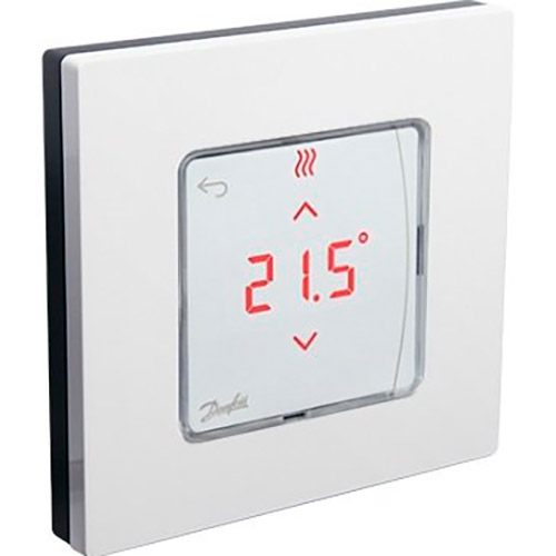 Терморегулятор DANFOSS Icon Display White (088U1010) Сумісність для водяної теплої підлоги