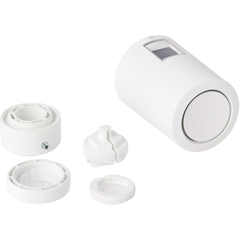 Внешний вид Терморегулятор радиаторный DANFOSS Eco RA M30х1.5 Bluetooth White (014G1001)
