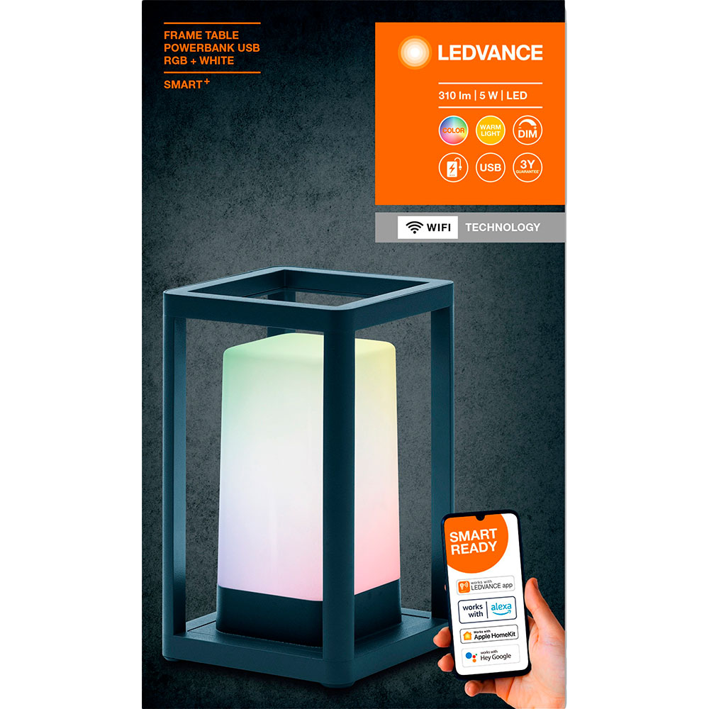 Покупка Умный светильник LEDVANCE SMART WIFI OUTDOOR TABLEFRAME POWERBANK RGBW Wi-Fi (4058075564466)