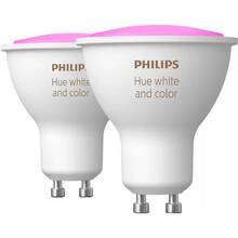 Умная лампа PHILIPS Hue GU10 5.7W RGB ZigBee 2шт (929001953112)