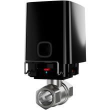 Розумний кульовий кран Ajax WaterStop 1/2" Jeweler бездротовий Black (000029711)