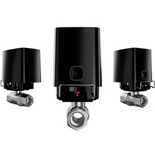 Розумний кульовий кран Ajax WaterStop 1/2" Jeweler бездротовий Black (000029711)