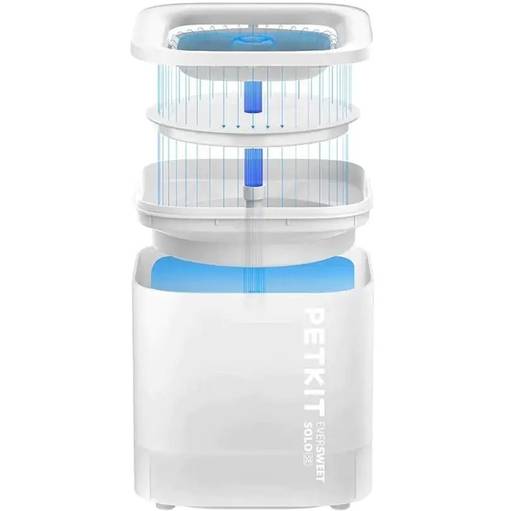 Поїлка для тварин PETKIT EVERSWEET SOLO SE SMART PET DRINKING Fountain 1.8л White (P4103S) Додатково Об'єм 1.8 л, Вбудований фільтр, 