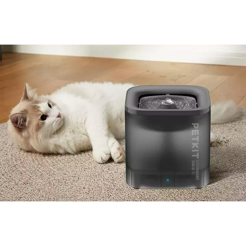 Поїлка для тварин PETKIT 1.8 л EVERSWEET SOLO SE SMART PET DRINKING FOUNTAIN GREY (P4103S) Розмір 150 х 180 х 180