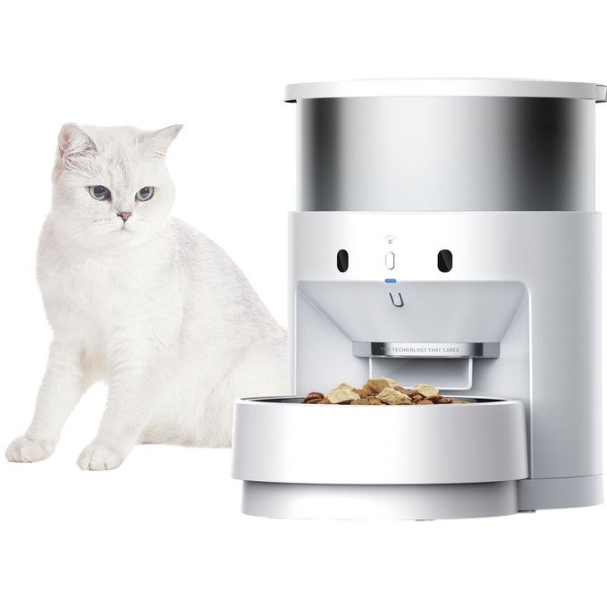 Кормушка для животных PETKIT Fresh Element 3-Smart Pet Feeder 3L (P560-3L) Дополнительно встроенный Wi-Fi и дистанционное управление со смартфона через приложение PETKIT; равномерное распределение пищи за счет автоматически вращающейся чаши; датчики приближения, веса и наполнения контейнера кормом; возможность записать голосовое сообщение