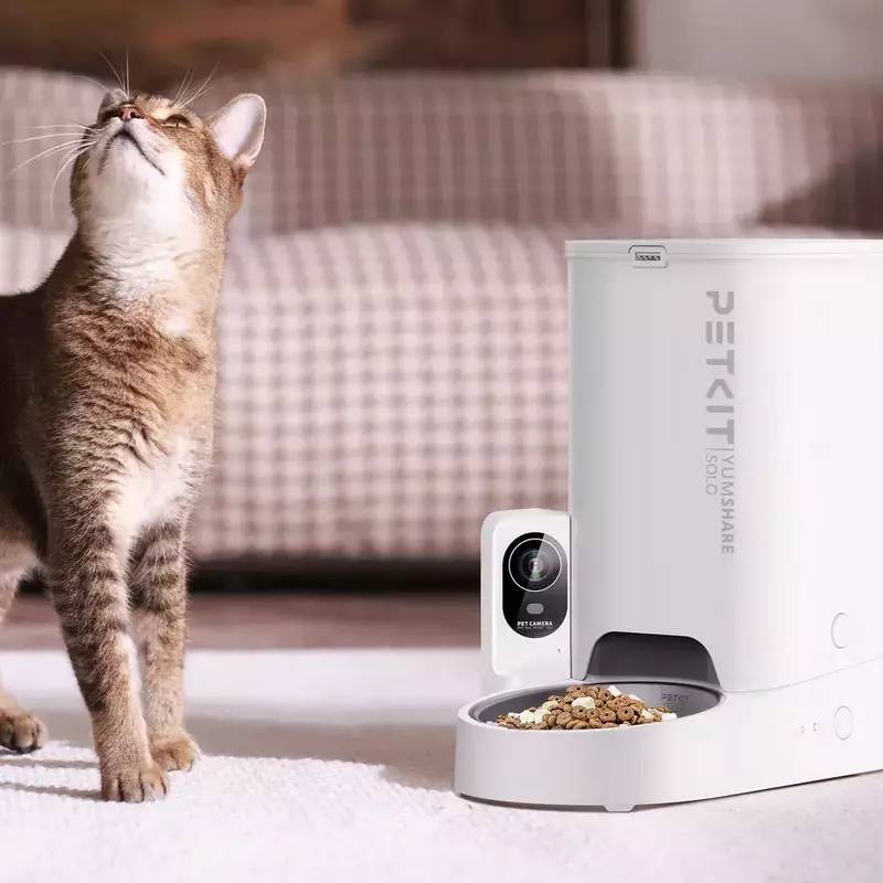 Смарт кормушка PETKIT Yumshare Solo With Camera Smart Pet Feeder 3л (P571) Вес 1700