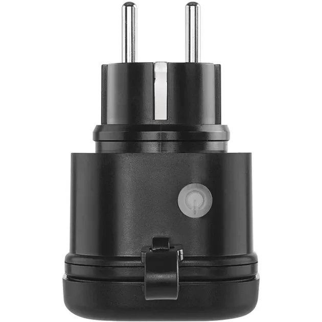 Фото Розумна розетка EMOS GoSmart Zigbee 16А Black (P5534)