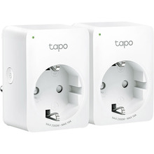 Умная розетка TP-LINK Tapo P100 N300 BT 10A 2 шт (TAPO-P100-2-PACK)