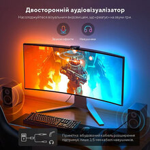 Набір адаптивного підсвічування GOVEe H604B DreamView G1 Gaming Light RGBIC Gray (B604B311)