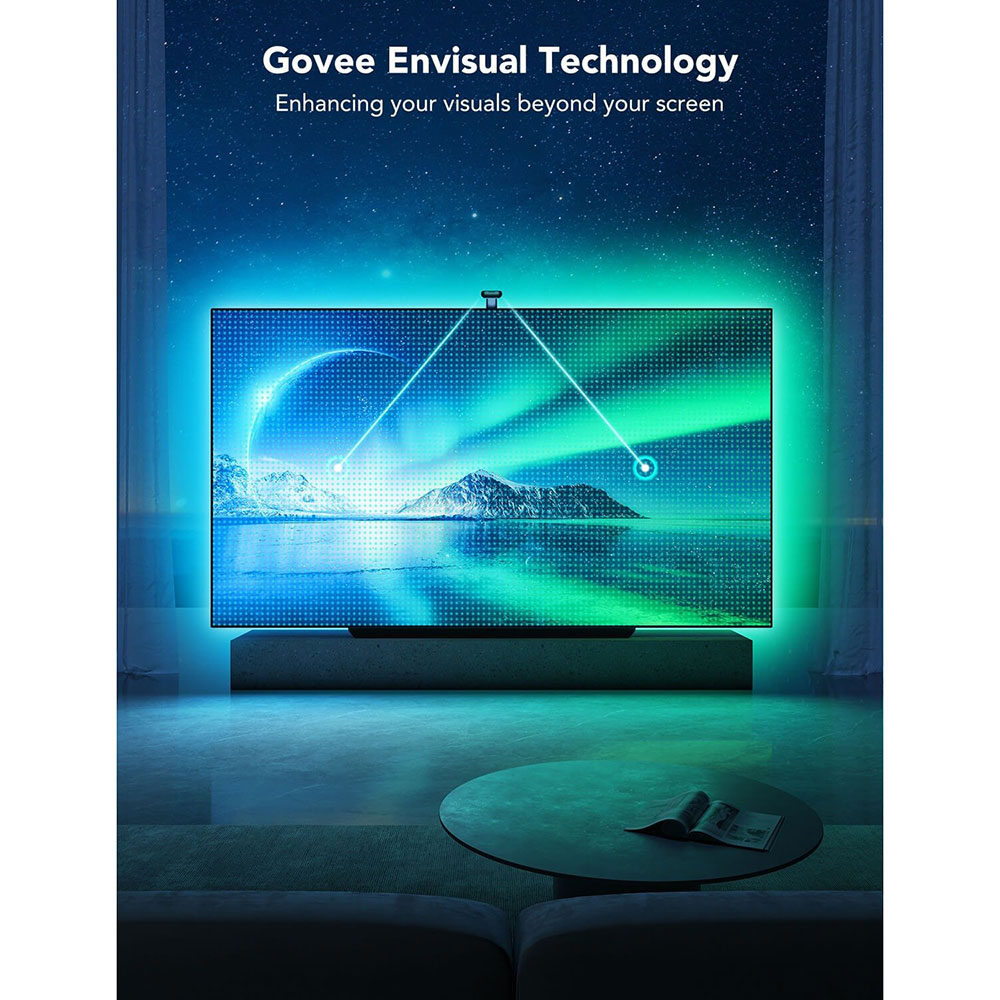 Набор адаптивной подсветки GOVEE H605C Envisual TV Backlight T2 with Dual Cameras 55-65'' RGB Black (H605C311) Питание сеть