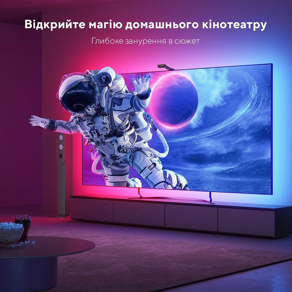 Замовити Набір адаптивного підсвічування GOVEE H605C Envisual TV Backlight T2 with Dual Cameras 75-85'' RGB Black (H605C312)