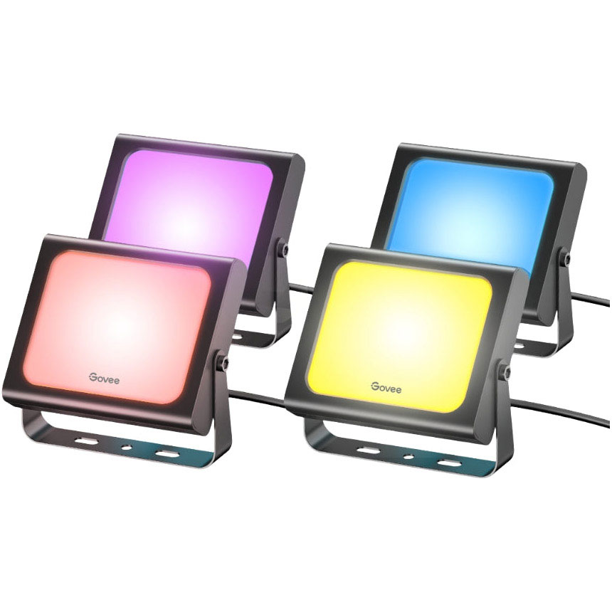 Набір світильників GOVEE H7060 LED Smart Flood Lights RGBICWW 4шт (H7060311) Додатково технологія RGBICWW