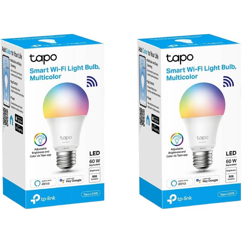 Набор ламп TP-LINK Wi-Fi Tapo L530E N300 2 шт (TAPO-L530E-2-PACK) Максимальная сила тока 73