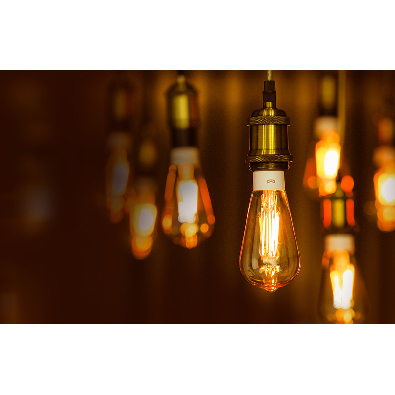 Розумна лампочка YEELIGHT Smart LED Filament Bulb ST64 (YLDP23YL) Додатково Колірна температура 2000 К, Світловий потік 500 Лм, Цоколь Е27, Кольорова температура: теплий