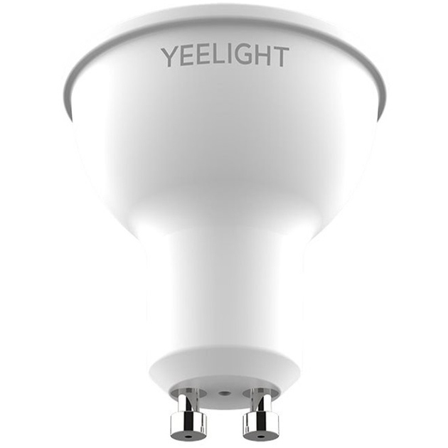 Набір розумних лампочок YEELIGHTGU10 Smart bulb 4-pack Dim (YLDP004) Додатково З регулюванням яскравості (димер), колірна температура: теплий, Світловий потік 350 Лм, Температура світіння 2700 К, Цоколь GU10, Номінальна потужність: 4.8Вт