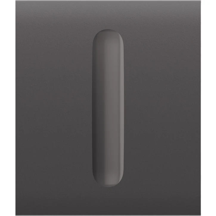 Кнопка центральна AJAX для димерного вимикача Dimmer 1-gang 2-way для LightSwitch Jeweler Grey (51274)