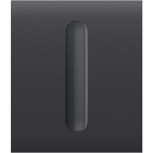 Кнопка центральная AJAX для диммерного выключателя Dimmer 1-gang 2-way for LightSwitch Jeweler Graphite (000051275)