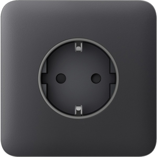 Передня панель для вбудованої розетки AJAX for Outlet Basic graphite (000046675)
