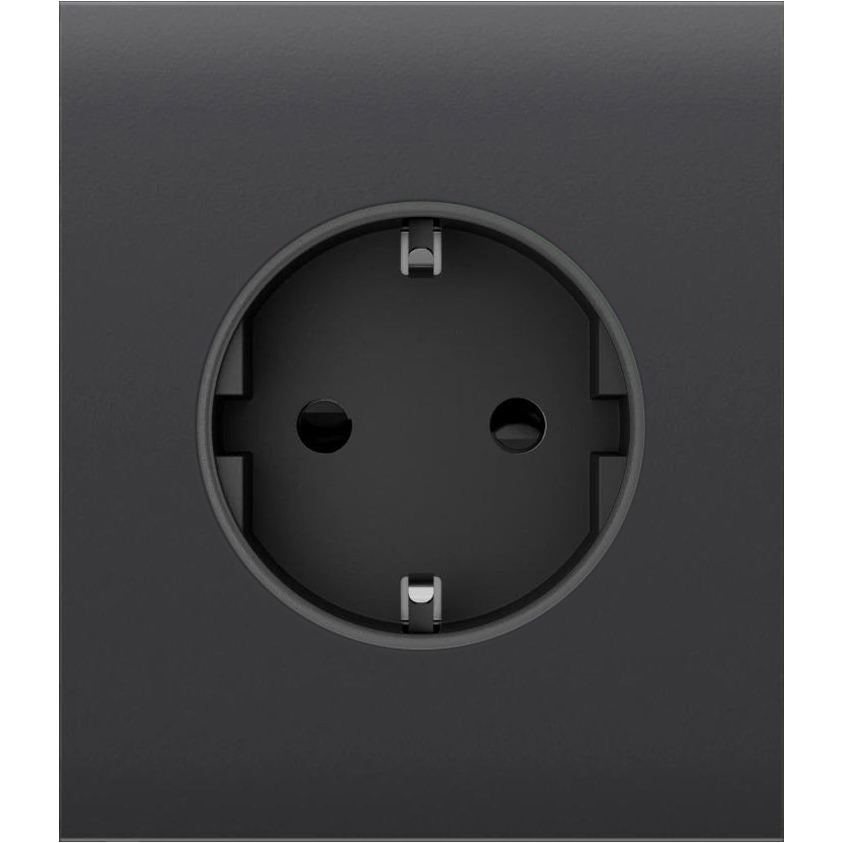 Центральная панель для встроенной розетки AJAX CenterCover for Outlet Basic Graphite (46696)