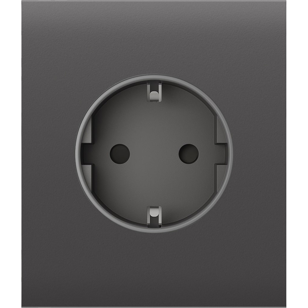 Центральна панель для вбудованої розетки AJAX CenterCover for Outlet Basic Grey (46698)