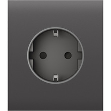 Центральна панель для вбудованої розетки AJAX CenterCover for Outlet Basic Grey (46698)