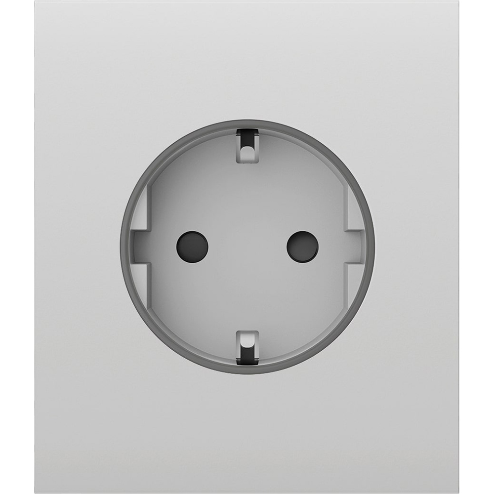 Центральна панель для вбудованої розетки AJAX CenterCover for Outlet Basic White (46705)