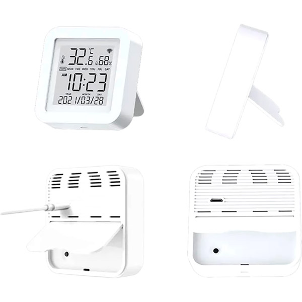 Датчик мікроклімату ACTION Tuya White (TH06-E) Сумісність Amazon Alexa, Google Assistant, Smart Life, Tuya Smart