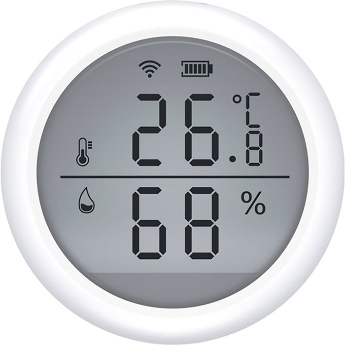 Датчик мікроклімату ACTION Tuya WSD400B White