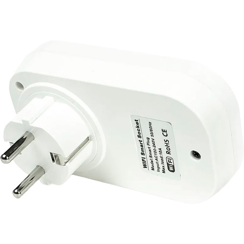 Розумна розетка ACTION Tuya LSPA8 10А White Сумісність Amazon Alexa, Google Home, Tuya Smart