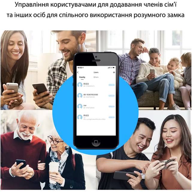 Дверний замок ACTION Tuya X1 Сумісність Tuya Smart