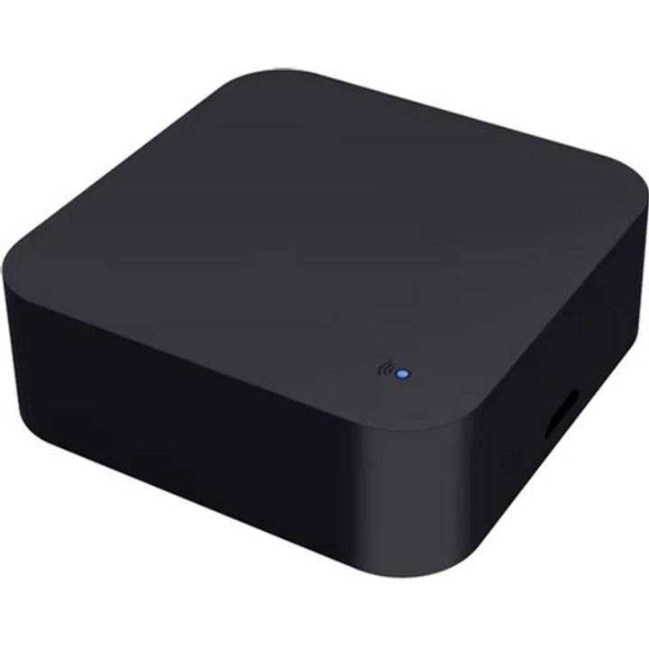 Пульт керування розумним будинком ACTION Tuya ACT-S11 Додатково Управління: Голосом, Додаток на Android, Додаток на iOS, Віддалений доступ; Дротові інтерфейси: USB; Бездротовий стандарт: 2.4 ГГц, Wi-Fi, ZigBee; Частота бездротових датчиків 2400 МГц;